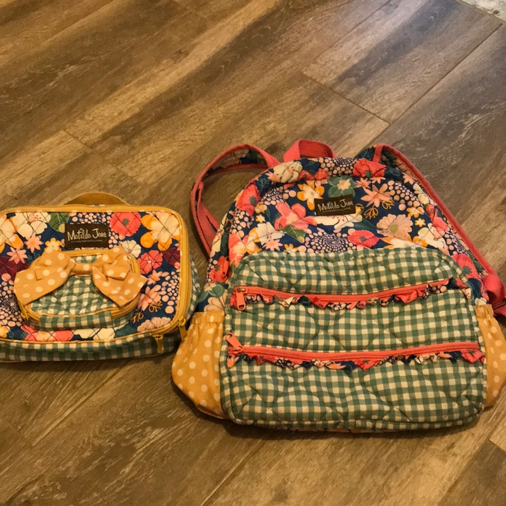 Matilda Jane Backpack and lunch kit